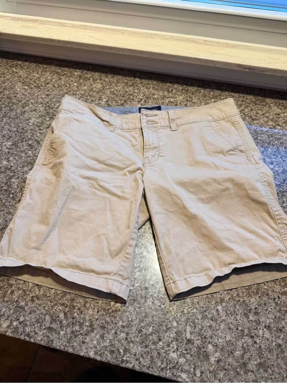 American Eagle Outfitters Beige Women's Bermuda Shorts
